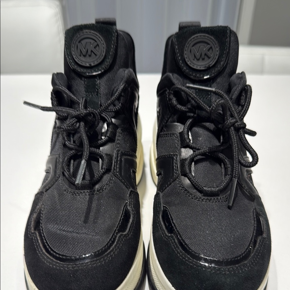 Stylish Black Women's Sneakers Michel Kols - Picture 2 of 9